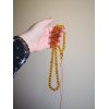 Luxurious Pressed Amber Rosary 66 beads