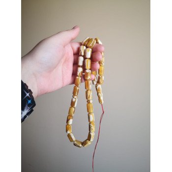 Amber prayer beads for Muslim wedding gift