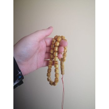 Pressed amber rosary - Eid al-Adha gifting idea