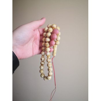 High-quality Islamic tasbih  with pressed amber