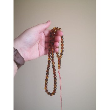 Ottoman spirit – pressed amber rosary collection
