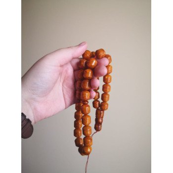 Pressed prayer beads for Eid gift