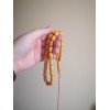 Pressed Amber Islamic Rosary Misbaha Gift Idea