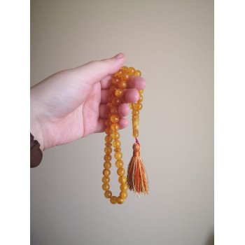 Pressed Amber rosary – Cherished Ramadan Gift