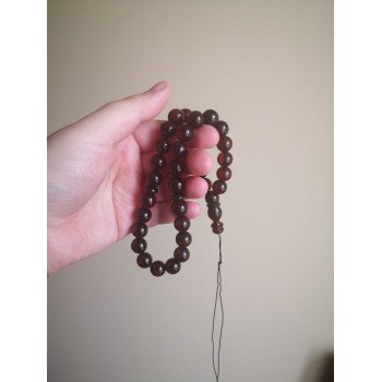 Islamic Meditation Beads – Pressed Amber Look