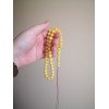 Pressed Amber Sibha – Prayer Companion