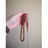 45 prayer beads Pressed rosary with Baltic amber