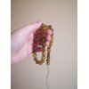 Pressed Amber Islamic Rosary Misbaha Spiritual Prayer Gift
