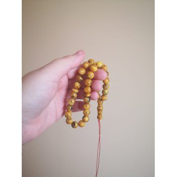 Luxury pressed Baltic amber rosary