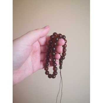 Islamic Rosary Handmade with Pressed Amber