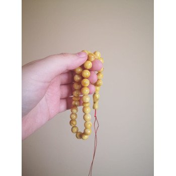 Natural Pressed Amber Misbaha – Baltic Craft
