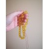 Amber Prayer Beads with Pressed Amber – Ramadan Gift