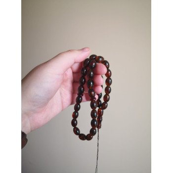 Baltic Amber Islamic Prayer Rosary with 33 Beads