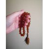 Islamic Rosary with Pressed Amber Handmade Gift