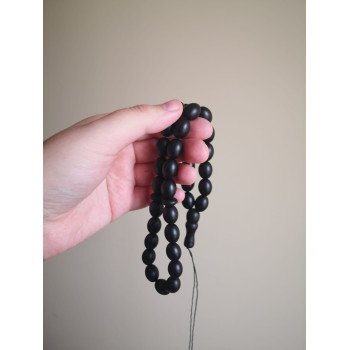 Pressed Amber Rosary - Keepsake for Loved Ones