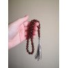 Pressed Baltic amber rosary Tesbih Gift