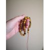 Pressed amber rosary - faith-inspired tasbih
