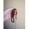 Pressed amber rosary - Emotional healing beads