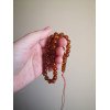 Pressed Amber Rosary Islamic Gift for Prayer
