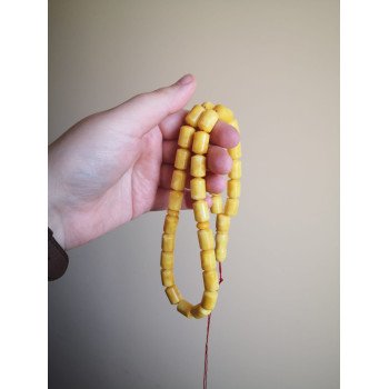 Pressed Amber Misbaha Islamic Beads Gift