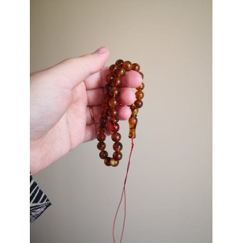 Pressed Amber Rosary – Unlock Spiritual Clarity