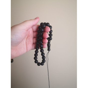 33 Pressed Amber Beads Islamic Misbaha Rosary