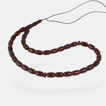 Tasbeeh with 33 beads with Pressed amber-Islamic Prayer rosary-Amber rosaries