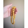 Ottoman Inspired Pressed Amber Misbaha Rosary-Amber rosaries-Home