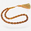 Elegant Pressed Amber Rosary Tesbih Gift for Him-Amber rosaries-Home