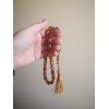 Elegant Pressed Amber Rosary Tesbih Gift for Him-Amber rosaries-Home