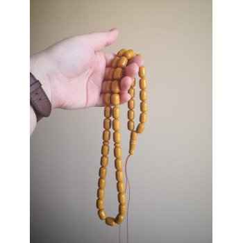 Imperial Pressed Amber Prayer Beads - Amber rosary-Amber rosaries-Home