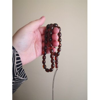 Amber Prayer Beads Islamic gift for Muslims