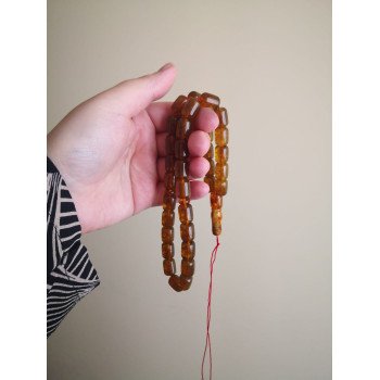 Baltic Amber Misbaha Islamic Rosary for Muslims