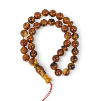 Pressed Amber Rosary – Unlock Spiritual Clarity-Islamic Prayer rosary-Amber rosaries