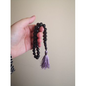 Pressed Amber Beads Rosary for Islamic Prayer