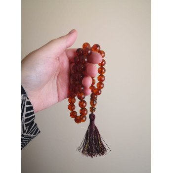 12mm 33 prayer beads amber rosary tesbih