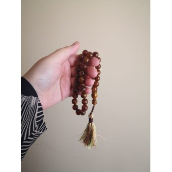 Religious gift for Ramadan - Amber pressed beads