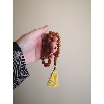 Unique Baltic Amber Rosary Spiritual gift for Muslim