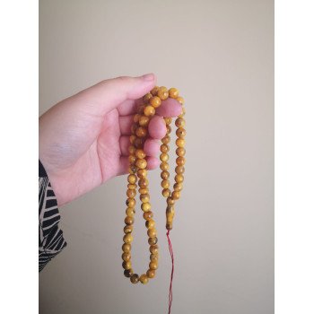 Traditional Tasbih – Pressed Amber Feel