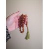 Pressed amber rosary - Daily dhikr rosary
