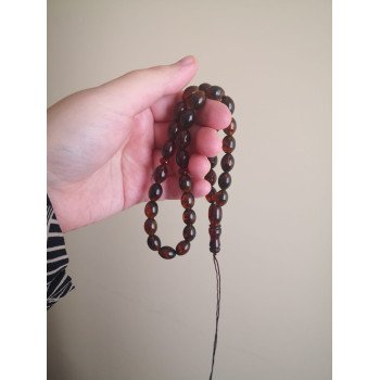 Pressed Amber Sibha – Ottoman Style