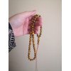 66 prayer beads - Pressed amber rosary Tesbih