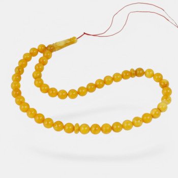 Pressed amber rosary Traditional Arab tasbeeh-Islamic Prayer rosary-Amber rosaries