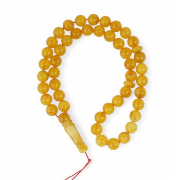 Pressed amber rosary Traditional Arab tasbeeh-Islamic Prayer rosary-Amber rosaries