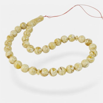 High-quality Islamic tasbih with pressed amber-Islamic Prayer rosary-Amber rosaries