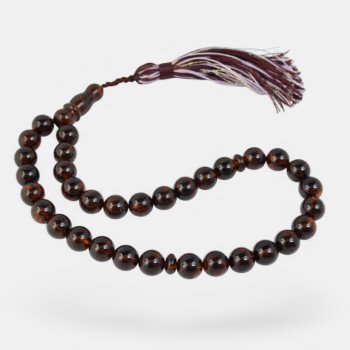 Spiritual Islamic gift for daily prayer - Amber rosary-Islamic Prayer rosary-Amber rosaries