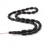 High-quality Muslim rosary beads - Pressed amber rosary-Islamic Prayer rosary-Amber rosaries