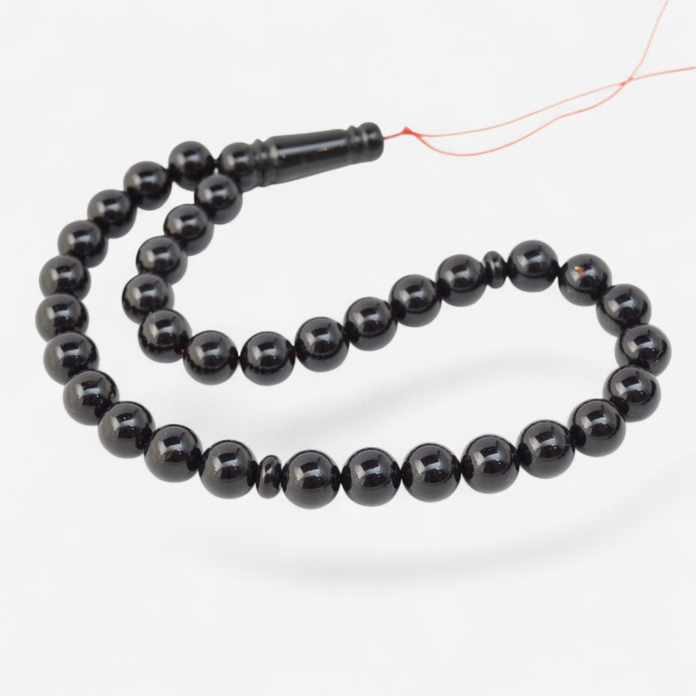 Pressed amber rosary - tasbih for connection with Allah-Islamic Prayer rosary-Amber rosaries