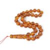 Islamic rosary with 33 amber beads for prayer-Islamic Prayer rosary-Amber rosaries