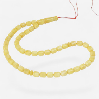 Pressed amber tasbih beads for remembering Allah (dhikr)-Islamic Prayer rosary-Amber rosaries